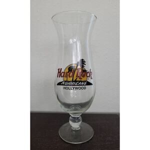 Hard Rock Cafe Casino Hollywood Florida Hurricane Bar Glass Collector Souvenir